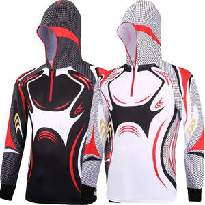 Sweat-shirt de pêche à capuche à manches longues OEM, sublimation par transfert thermique, protection solaire UPF 50, sweat-shirt de pêche à capuche pour homme - Product Image 6