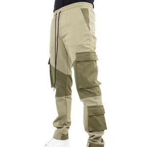 Survêtement coupe-vent réfléchissant haut de gamme pour homme, ensemble de sport color block résistant au vent, en promotion - Product Image 5