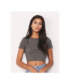 Crop top uni pour femme, t-shirt oversize, OEM personnalisé, streetwear, t-shirt à manches courtes, vêtements grande taille pour femme, t-shirts - Product Image 5