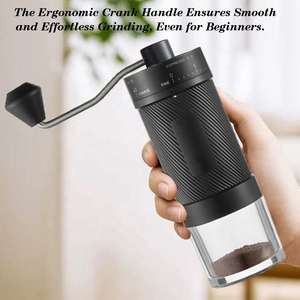 Molinillo de Café Manual Portátil con Ajuste Externo de 40 Niveles, Diseño Desmontable, Opción de Muela Cónica de Acero Inoxidable/Cerámica - Product Image 3