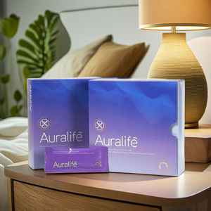Auralife Relaxation Sommeil Extrait de feuille de maizinol, L-théanine Rhodiola Adaptogène Sachets 4 Stress Calme Équilibre - Product Image 1