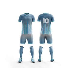 Vente en gros de maillots et uniformes de football pour hommes entièrement personnalisés - Manches courtes, respirants, imprimés, design gratuit - Product Image 6
