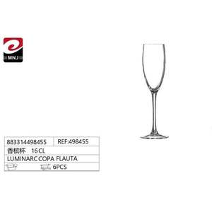 COPA FLAUTA 16CL Sans plomb, lot de 6 flûtes avec design élégant pour champagnes vieillis et vins mousseux - Product Image 3