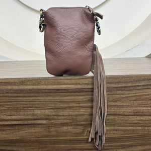 กระเป๋าใส่โทรศัพท์มือถือหนังวัวสำหรับรถจักรยานยนต์กระเป๋าคาดเอว - Product Image 5