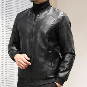 2026 New Arrival Breathable High Quality Custom Design Casual Wholesale Fashion Color Embroidered logo Winter <b>Sheep</b> <b>Skin</b> <b>Jacket</b> - Product Image 3
