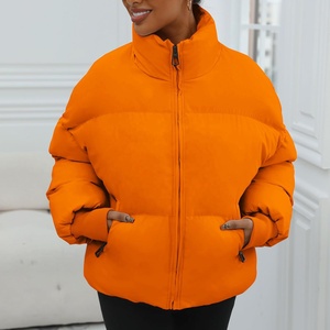 Elegante Bomber chaqueta de cuero de manga larga para mujer con cremallera transpirable de moda para primavera otoño con bolsillo Suelto - Product Image 1