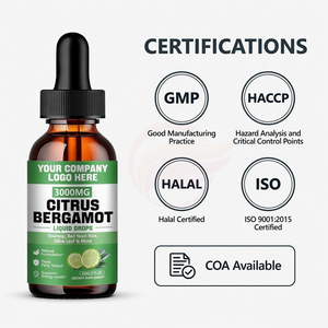 <span class=keywords><strong>Gotas</strong></span> Líquidas de Bergamota Cítrica de Marca Privada, Fórmula de Extracto Herbal OEM - Product Image 5