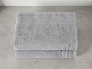 Serviette de bain rectangulaire en coton jacquard 100% coton, couleur unie, hypoallergénique, séchage rapide, écologique, douce pour la peau - Product Image 5