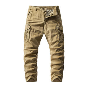 กางเกงคาร์โก้ผู้ชายคุณภาพสูง 100% ดีไซน์ทันสมัย กางเกงคาร์โก้แบบยุทธวิธี สำหรับตั้งแคมป์ เดินป่า กิจกรรมกลางแจ้ง ราคาประหยัด - Product Image 4