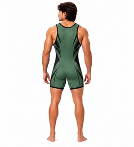 OEM Custom Powerlifting Singlet Polyester Compression Stringer Gym tank <b>Top</b> Training Sports Running <b>Vest</b> for Men - Product Image 2