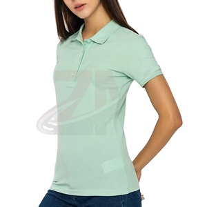 เสื้อโปโลผู้หญิงแบรนด์ส่วนตัว ผ้าฝ้าย แขนสั้น รับผลิตตามสั่ง ขายส่งจากโรงงาน - Product Image 4