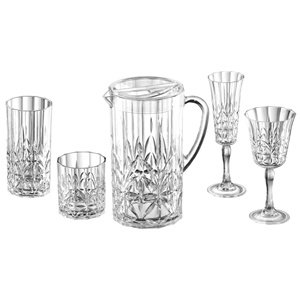 Bình nước Acrylic và Tumbler với vành màu xanh - Product Image 4