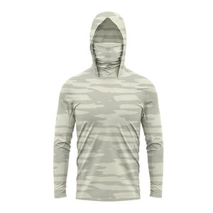 Custom Wholesale OEM Manufacturer Supplier Sublimated Polyester Fishing <b>Hoodies</b> Moisture Wicking Fabric Bulk Production - Product Image 2