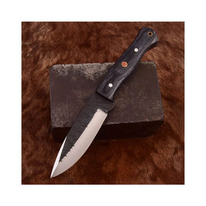 มีดฟอร์จสั่งทำพิเศษ ความต้องการสูง พร้อมใบมีดลายดำและด้ามจับแบบหมุดสามตัว |   เกรดคอลเลคเตอร์เกรดพร้อมคุณภาพระดับ OEM ในราคาประหยัด - Product Image 1