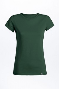 T-shirt personnalisé en bambou pour femme, doux, tricoté, décontracté, col rond, respirant, idéal pour l'été - Product Image 3