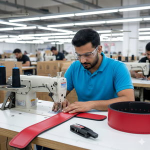 Ceinture de musculation en cuir Rexfit Sport Heavy Duty pour la musculation, le bodybuilding et le powerlifting - Product Image 6