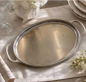 Assiette de Présentation Robuste en Aluminium Doré Poli, Écologique et Durable, Idéale pour les Salles de Réception - Product Image 1