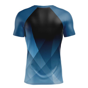 Custom Print Wholesale Price <b>Compression</b> <b>Shirt</b> <b>Men</b> Gym Wear Training Rash guard Sports Wear Slim Fit Rashguard - Product Image 2