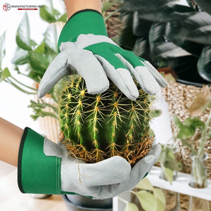 Guantes de Seguridad con Pantalla Táctil, Ecológicos, de Cuero, con Protección Contra Pinchazos, Largos hasta la Muñeca, Térmicos, Sin Forro, Estilo Sencillo, para Uso en Exteriores en Invierno - Product Image 5