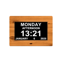 2025 nouvelle horloge de bureau de prévisions météo WiFi moderne pour la démence avec écran tactile et options de contrôle d'application mobile
