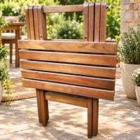 Table de pique-nique en bois de haute qualité pour l'extérieur, adaptée aux styles contemporains et classiques, pour une utilisation en mobilier d'extérieur