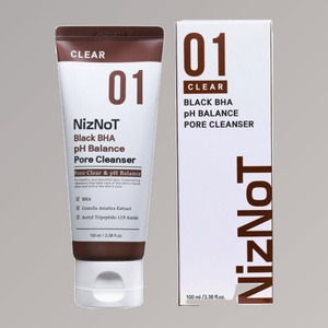 Nettoyant visage coréen K-Beauty Needsnot 01 Black BHA pH Balance Pore Cleanser 100ml Fabriqué en Corée Unisexe - Product Image 6