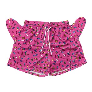 Pantalones Cortos Deportivos de Alta Calidad, 100% Poliéster, Transpirables, de Secado Rápido, Antiarrugas, Sólidos, Casuales - Product Image 3