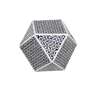 Ziye — tabouret à incrustation d'os de luxe, Design diamant Antique indien, moderne, pour la maison, décoratif, 2022 - Product Image 3