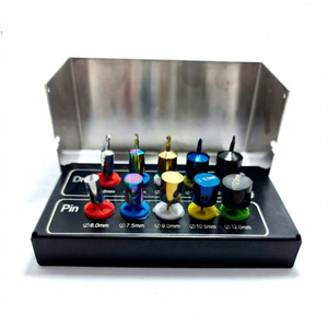 Kit de Cirugía Guiada Dental de Acero Bone Bridge Instruments BBI-386 con Fuente de Alimentación Manual, Guía de Implantes, Pines y Guía de Posicionamiento para Fresas - Product Image 1