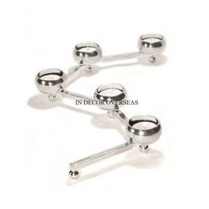 Ensembles de bougeoirs de luxe en bois et marbre blanc de qualité supérieure pour la décoration de table à la maison et à l'hôtel - Product Image 4
