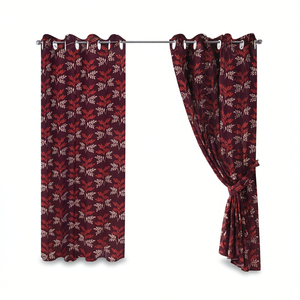 Supremo Modern 4x5 Feet Wave <b>Curtain</b> <b>Pleated</b> Polyester Panel for Home Hotel Office Hospital Grommet <b>Hook</b> Processing Rope Format - Product Image 2