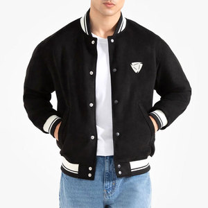 <b>Classic</b> Baseball Letterman Jacket Inspired Design With Ribbed Collar And Side Pockets For College Winter Jacket - Product Image 1