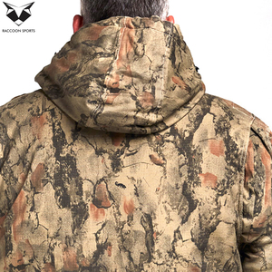 Vestes de chasse imprimées haut de gamme, durables, légères, entièrement personnalisées, haute performance, coupe-vent, pour l'extérieur, en polyester/nylon - Product Image 4