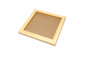 FAIZA CRAFT FC-4139 Natural Wooden Photo <b>Frame</b> <b>Picture</b> <b>Frame</b> Art <b>Frame</b> Desktop Display 30x30cm | Home Decor | Framing Matting - Product Image 4