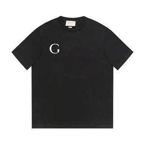 Camiseta de Diseño Personalizada para Hombre, Talla Grande, de Lujo, OEM 2026, Cuello Redondo, Bordado e Impresión, Algodón de Alta Calidad - Product Image 1