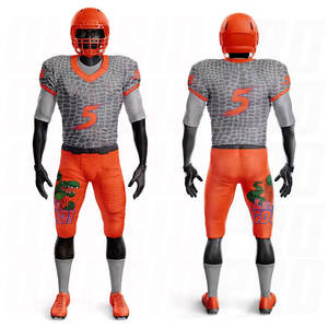 Uniformes de Fútbol Americano Personalizados al por Mayor, Conjunto de Uniforme de Fútbol Americano de Manga Corta, Uniformes Personalizados para Equipos de Pakistán, Camisetas y Pantalones Cortos - Product Image 4