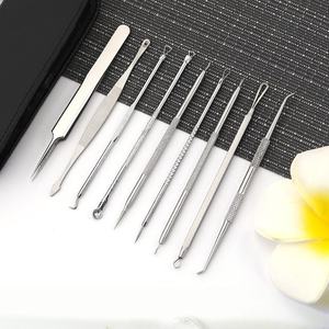 Juego de Agujas para Acné de Acero Inoxidable Personalizado Rose Milare para Eliminar Puntos Negros del Rostro con Pinza para Acné y Aguja de Extracción - Product Image 6