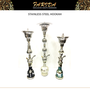 Unique Design Farida <b>Hookahs</b> Wholesale Premium Quality Luxury Handmade Egyptian Stainless Steel <b>Hookah</b> at Best Price - Product Image 2