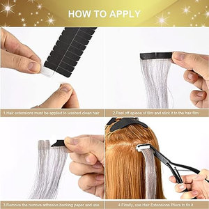 Custom Logo Tape In Pliers Hair Extensions Pliers Stainless Steel Flat Surface Extensions Tape Sealing Clamp Pliers Tool - Product Image 6