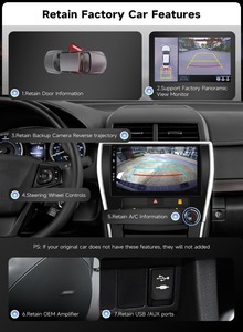 Radio para Auto Android 14 6G+128G para Todos los Vehículos, Estéreo para Auto Android, Navegación GPS, WiFi 4G LTE, Pantalla Táctil QLED de 10.2 Pulgadas, Unidad Principal - Product Image 2