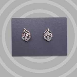 Pendientes de Diamantes Cultivados en Laboratorio de 0.40 Quilates, Certificados por HRD, Oro de 14K, Joyería Fina de Lujo para Mujer, para Bodas - Product Image 1