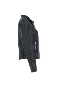 เสื้อแจ็คเก็ตมอเตอร์ไซค์ผู้หญิง ดีไซน์หรูหรา คุณภาพสูง ทนทาน ผลิตตามสั่ง ให้ลุคเก๋ไก๋ สีพื้น ถักทอ กันน้ำ - Product Image 6