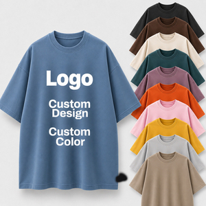 Camisetas de Hombre Extra Grandes de Alta Calidad con Impresión Personalizada, 100% Algodón, 230G, Camisetas Extra Grandes y Gruesas para Hombre - Product Image 1