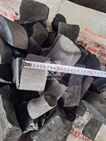 Charbon de bois de Khaya avec une cendre entièrement blanche pour la restauration et la vente au détail