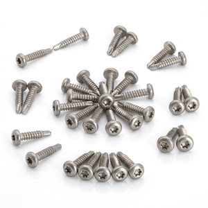 PDC Model 7.1 Pan Head Stainless Steel (304/316/410) Metric/Inch Standard Thread Class 8 Natural Finish Phillips/Cross Drive - Product Image 1