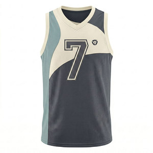 Maillot de basket tendance pour hommes, léger, confortable, tissu respirant, idéal pour le sport et le style urbain décontracté - Product Image 1