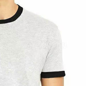 Camisetas de algodón de alta calidad hechas a medida con cuello redondo para hombre, etiqueta privada, camiseta personalizada para hombre, venta en línea - Product Image 6