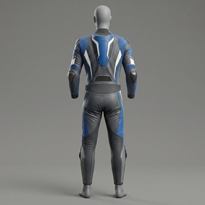 Traje de Carreras de Motocicleta Profesional de Cuerpo Completo Unisex con Armadura CE de Cuero Transpirable de Una Pieza, Traje de Carreras Personalizado para Todas las Estaciones NEXT - Product Image 4