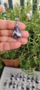 Wholesale Premium Quality Chevron <b>Amethyst</b> Natural Gemstone <b>Pendant</b> Necklace New Trending Hot Products Carved Crystal Ball - Product Image 5