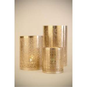 Lanterne à bougie en métal ajouré en gros, style industriel, en fer, pour événements et fêtes, décoration géométrique, support pour bougies chauffe-plat - Product Image 3